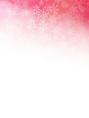 赤い雪のフレームがある背景素材