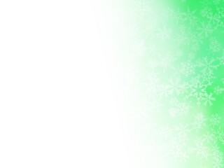 緑の雪のフレームがある背景素材