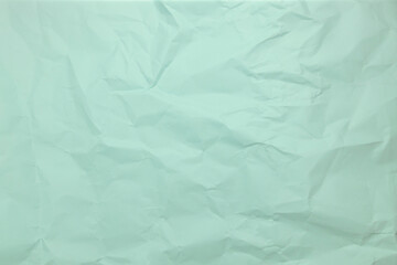 Blue paper texture background. Crumpled paper abstract shape background with space paper for text. Crush paper