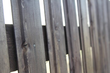 wooden fence