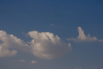 blue sky background with clouds