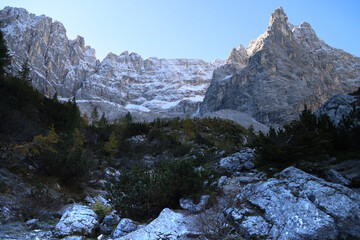 The Finger of God mountain, Dolomites mountains, Italy