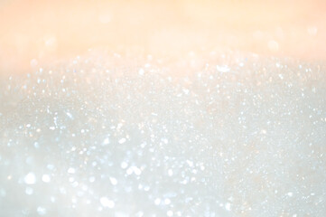 Fototapeta premium Sparkly Bubbles with an Orange Glow