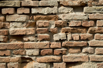 Old brick wall close