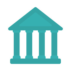 Obraz premium bank building icon