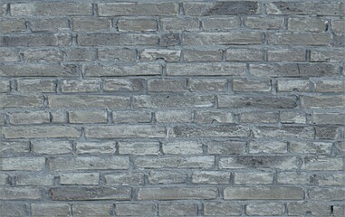 Background of grey grunge brick wall texture. high quality details