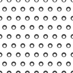 Seamless polka dot pattern. White background vector seamless wallpaper.