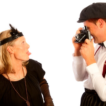 Retro photoshooting