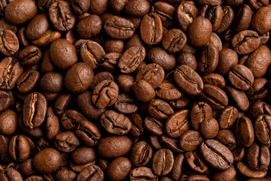 roasted coffee beans, can be used as a background