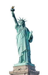 Statue of Liberty Isolated on white background © Belikova Oksana