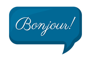 bonjour speech bubble © Jeronimo Ramos