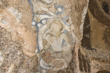 Afghan caves hold world's first oil paintings, Bamiyan caves, Afghanistan