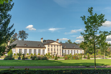 Fototapeta na wymiar The Josephine pavillon, 1807, Parc de l'Orangerie in Strasbourg.