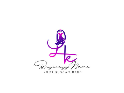 Letter LK Logo, Creative lk l k Clothing Brand, Apparel and Fashion Logo For Luxury Fashion Shop