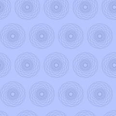 Mandala circle purple, seamless pattern with fantasy geometric shape