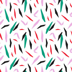 Seamless pattern with abstract elements.