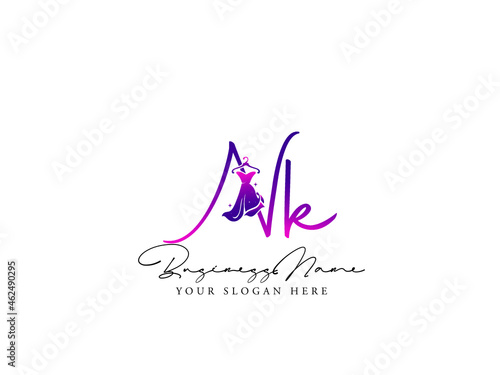 Letter Nk Logo Fashion Nk N K Monogram Initial Based Vector Icon For Clothing Apparel Fashion Shop Agency Poster Agen Vectorstar