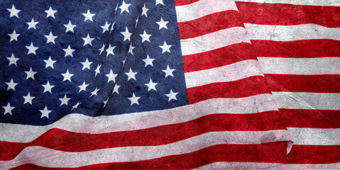 Grunge American flag