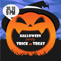 halloween day banner vector design 2021