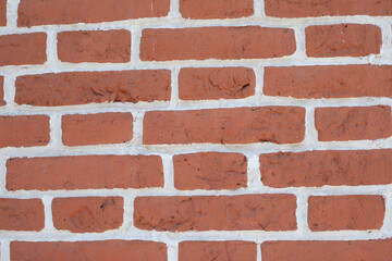 Old brickwork, grunge weathered brick wall surface. Texture background