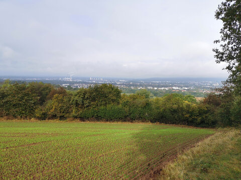 Landschaftsbild mit Blick auf Aschaffenburg