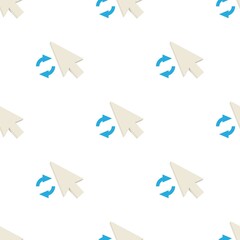 Loading pointer pattern seamless background texture repeat wallpaper geometric vector