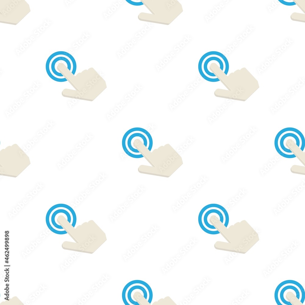 Poster touching cursor pattern seamless background texture repeat wallpaper geometric vector