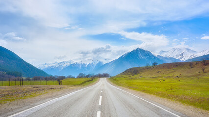 North Caucasus. Road to Dambai