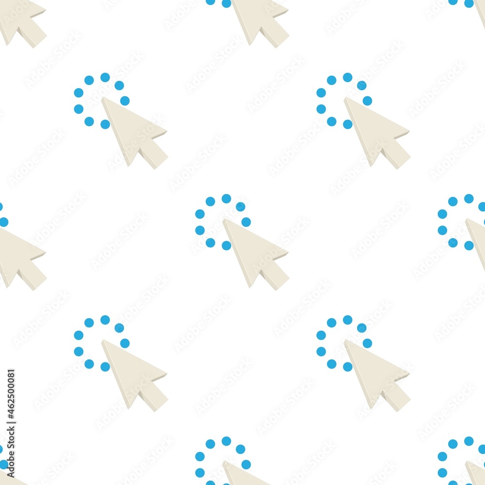 Poster pointing cursor pattern seamless background texture repeat wallpaper geometric vector