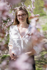 portrait of a young woman in the park © ms16_photo