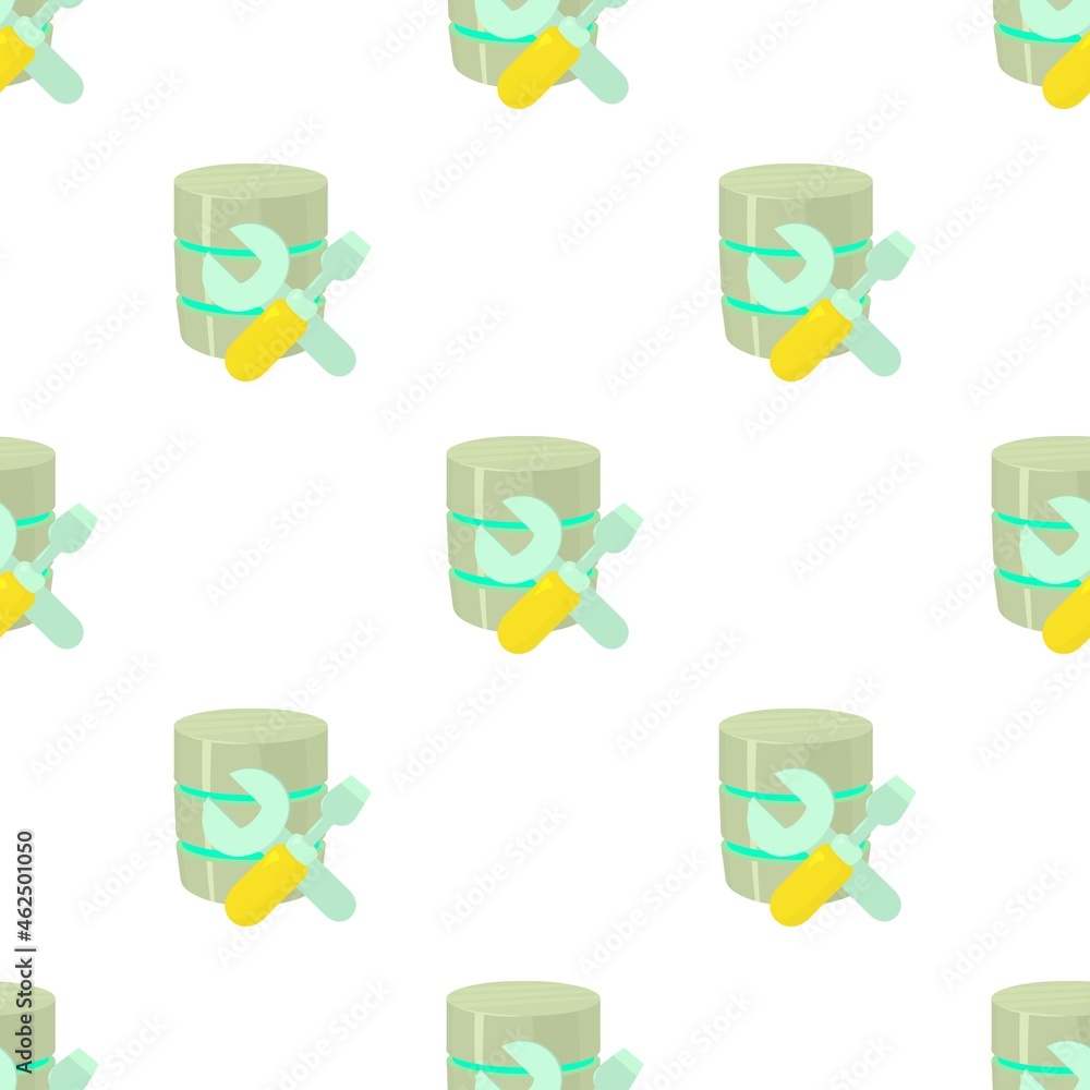 Poster repairing database pattern seamless background texture repeat wallpaper geometric vector