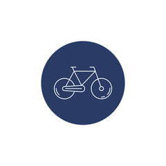 Creative bicycle icon vector