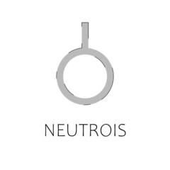 Neutrois gender vector symbol. Agender sign, icon of sexual orientation and gender identity.