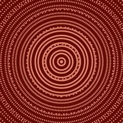 Fototapeta na wymiar Mandala decoration. Spider web texture. Circle vector background. Brown circle. Circle symbol. Abstract tunnel. Radar background.