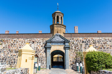 Entrance of the Castle of Good Hope in Cape Town, South Africa