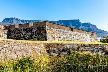Exterior of the Castle of Good Hope in Cape Town, South Africa, Africa