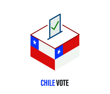 Chile Elections Vote Box Vector Work