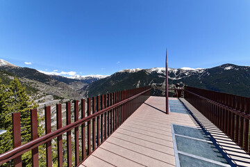 Andorra - Ordino - Mirador Roc del Quer - Panoramaplattform