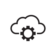 Cloud Database Maintenance And Setting Icon