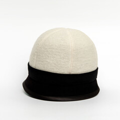 white hat isolated on white