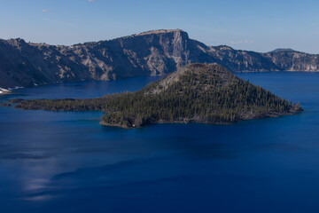 Crater Lake in the mountains