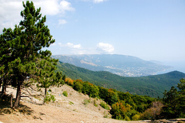 landscape in the mountains
