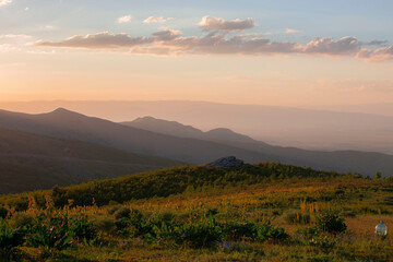 Majestic mountains in the province of Muş in Turkey.