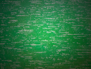 Green background with horizontal scuffs and roughness. Green texture with vignette.
