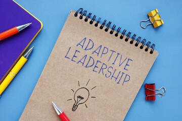 Conceptual photo about Adaptive Leadership with written text.