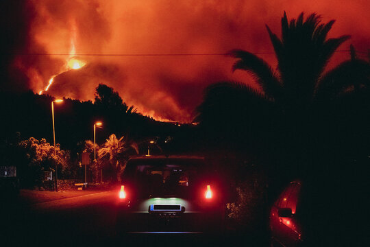 Erupci&oacute;n de Cumbre Vieja en Canarias.