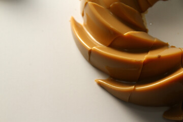 Close up of gelatin dessert