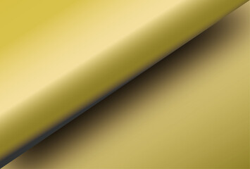 Obraz premium フレーム素材 シンプルなロール紙 ゴールド