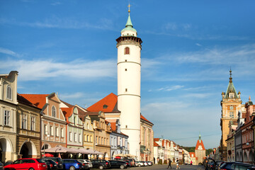 Cityscape of Domažlice, Domazlice, Czech republic ,Tschechische Republik - obrazy, fototapety, plakaty