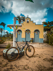 Bike, Cicle, Bicicleta, Gravel, BIkes, CIclismo, Trilha, Florest, Porta, Porteira, Door, Igreja, Cruz, God, Cultura